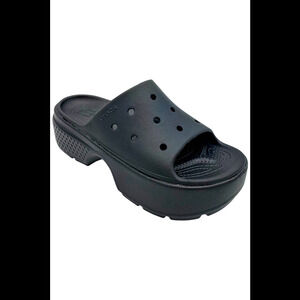 Crocs Women's Stomp Slide Black - Medium